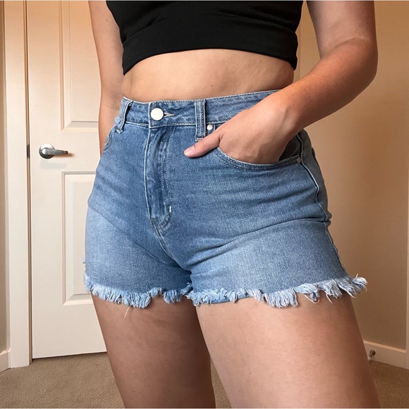 Abound High-rise Denim Shorts - Picture 1 of 9